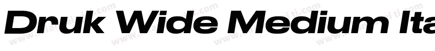 Druk Wide Medium Ita字体转换